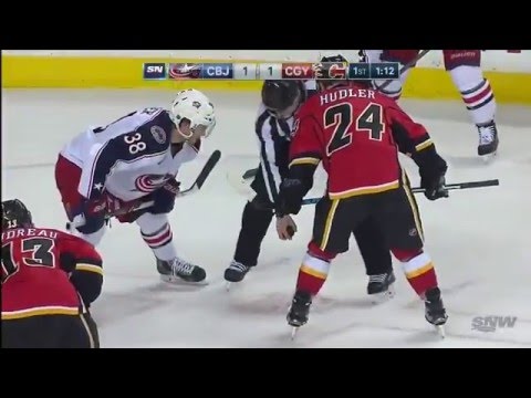 Game #1067 Columbus Blue Jackets @ Calgary Flames 3-2 (OT) Highlights (21.03.2015)