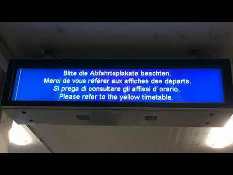 SBB Ansage - Ausfallmeldung zur S7 nach Luzern