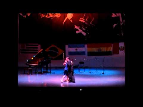  Felipe Zarzar  and  Mamié Sancy  are  dancing  to  the  milonga  "  Mi Buenos Aires  "