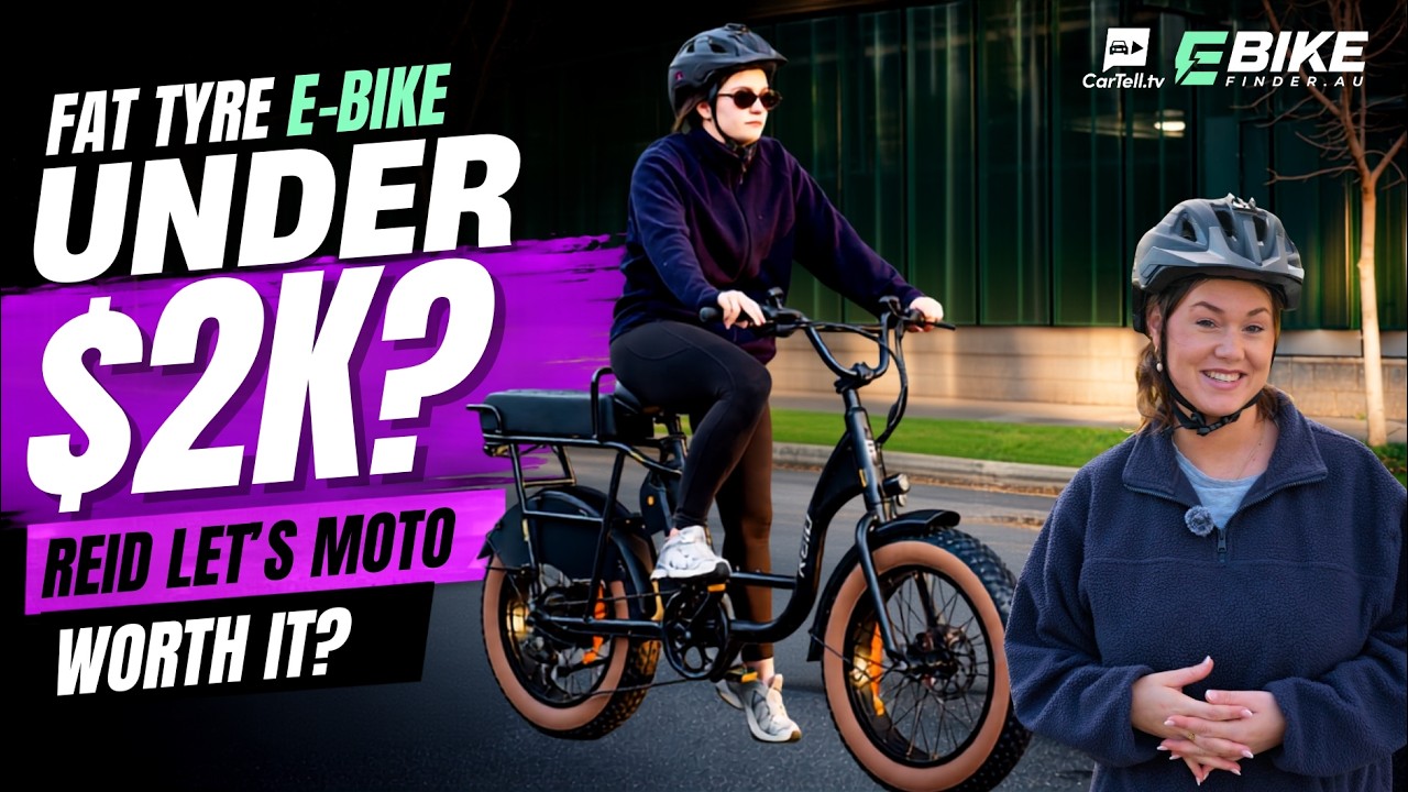 Reid Let's Moto Fat Tyre eBike Review: 100km range for under $2K?
