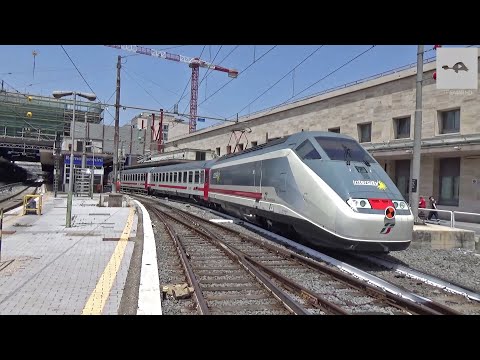 Arrivo e partenza da Roma Termini delle nuove E414 IntercitySun