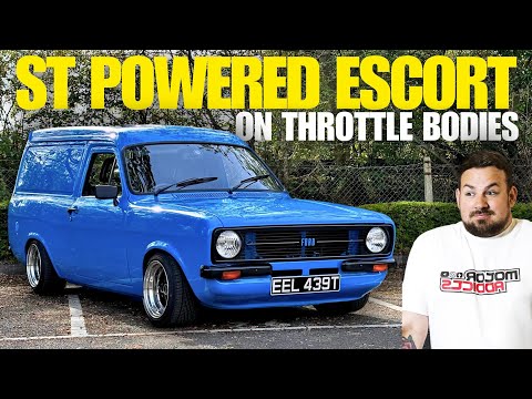 MENTAL ST170 POWERED MK2 FORD ESCORT VAN ON THROTTLE BODIES - THE NOISE IS IMMENSE