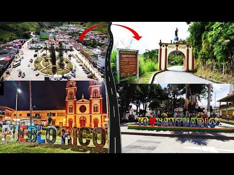 312 De Pueblo Rico a Santuario "La Perla del Tatamá", Risaralda, Colombia #viajes #virtual #drone