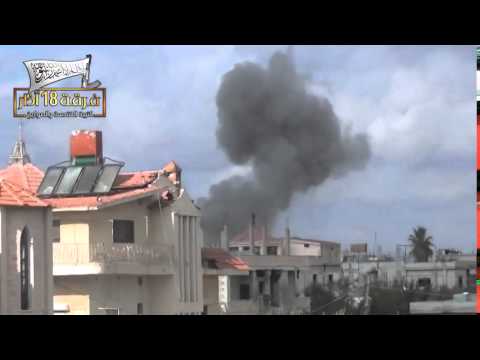 استهداف اللواء 82 بالمدفع الميداني من قبل فرقة 18 آذار في الشيخ مسكين في ريف درعا