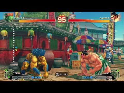 T SRAI [Blanka] vs masa2222 [Honda] SSF4 Japanese Online Ranked Matches - TRUE-HD