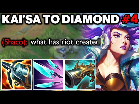 Kai'Sa's New 13.2 Build Is INSANE - Kai'Sa Unranked to Diamond #4 | Kai'Sa ADC Gameplay Guide