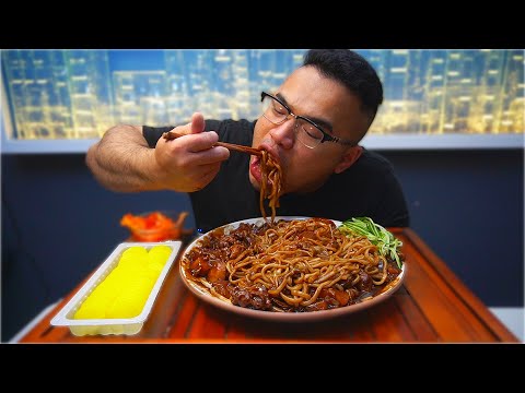 KOREAN BLACK BEAN NOODLES - Jajangmyeon Recipe