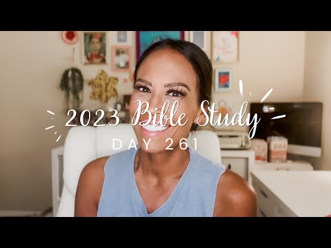 Study the Bible in One Year: Day 261 Ezra 4-6 & Psalm 137 | Bible study with me