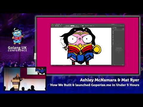 Golang UK Conference 2017 | Ashley McNamara & Mat Ryer - How we built and launched Gopherize.me