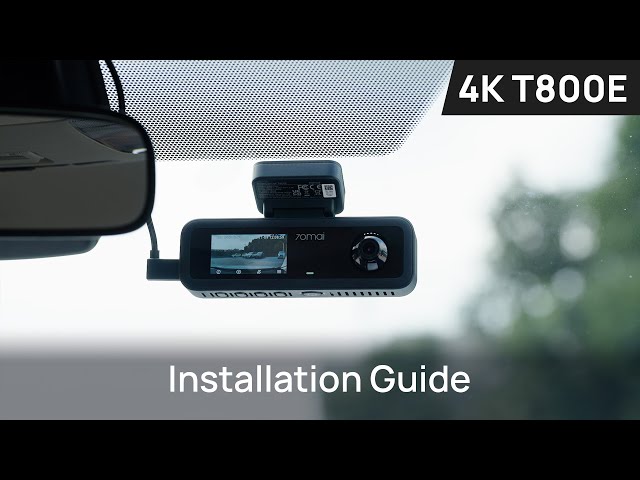عرض 70mai داش كام T800E تصوير 4K ورؤية ليلية مع كاميرا خلفية و داخلية HD + كيبل OBD موصل للكاميرا من بطارية السيارة تايب سى + ليكسار بطاقة ذاكرة 64 جيجا