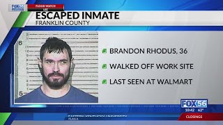 Franklin County inmate at large: What to look out for