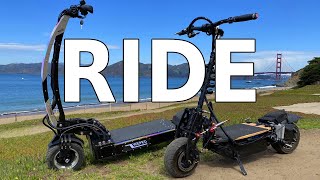 Weped SS X Mini Goblin | Electric Scooters Mob in San Francisco with GoPro and Skydio 2 Drone