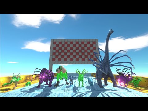 ALIEN MONSTERS SPEED RACE - Animal Revolt Battle Simulator