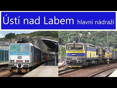 Vlaky Ústí nad Labem hlavní nádraží - 20. + 31.7.2013 / Czech Trains Ústí nad Labem Main Station