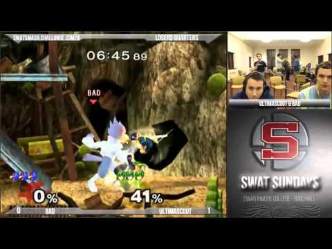 Swat Sundays #8: Bad (Falco) vs Ultimascout (Marth) - Losers Quarters