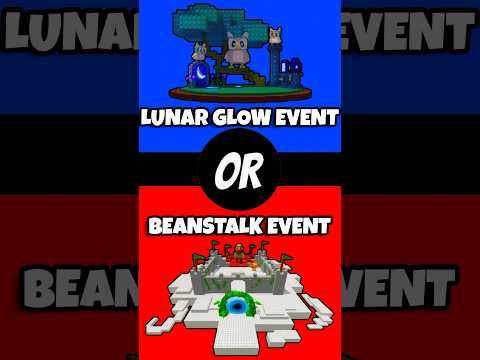 Would You Rather: Lunar Glow Event ✨or Beanstalk Event🫛?! | Roblox Grow a Garden #growagarden