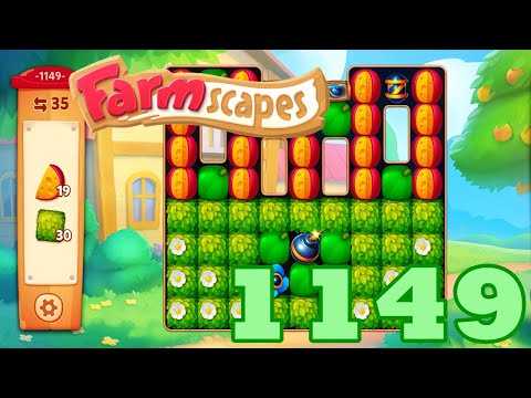 Farmscapes Level 1149 HD Gameplay Walkthrough | 3 - match game | android | ios | pc | GameGo Game