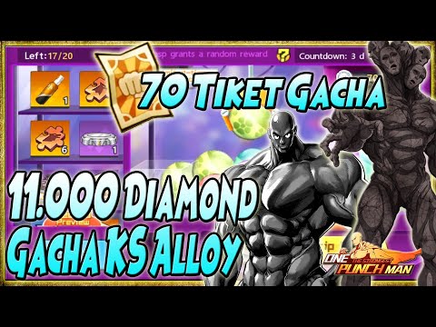🔥 11000 DIAMOND GACHA KEEPSHAKE ALLOY | 70 Tiket GACHA Cari Melzargard - ONE PUNCH MAN:The Strongest