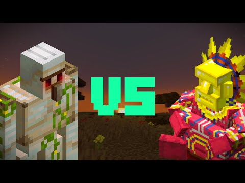 Iron Golems VS Barako The Sun Chief Team (Mob Battle)