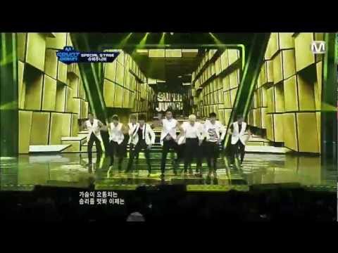 [HD] 120802 SUPER JUNIOR - Mr. Simple + Sexy, Free & Single Mnet 300th Countdown Special Stage