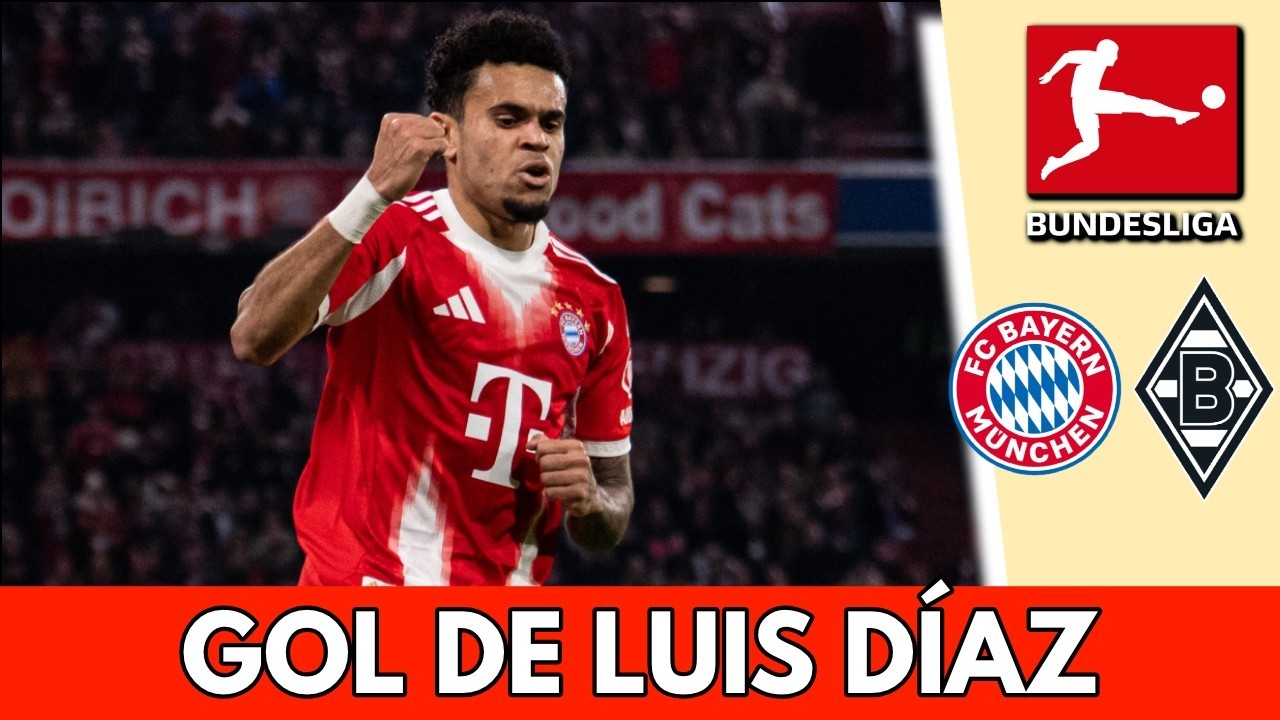 LUIS DIAZ ESTÁ IMPARABLE EN LA BUNDESLIGA. GOL de Lucho vs Monchengladbach | Bundesliga