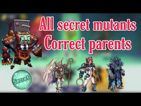Secret Mutants Breeding! || Correct Parents || Mutants Genetics Gladiators