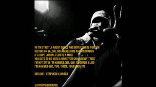 KRS-One – Step Into a World (Rapture's Delight) [Instrumental]