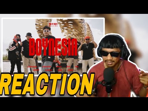 BOYNESIA - CHRSTPY ft Alwan Graciaz,Trifaldi,Jason Baporo, Kevin & AMSTR ( Official Video)- REACTION