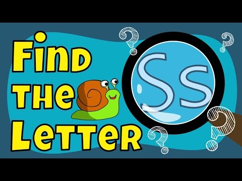 Alphabet Games | Find the Letter S