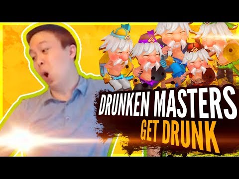 PENTA Drunken Masters TEST!!! - UNLEASH The Animal Within! 5 Man RTA! - Summoners War