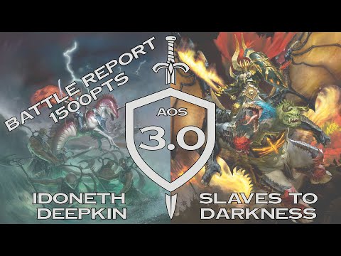 Aos 3.0 Warhammer Age of Sigmar Battle Report:  Slaves to Darkness vs Idoneth Deepkin