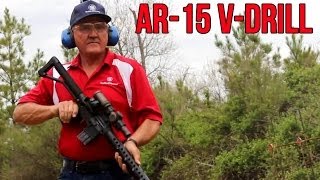 AR15 "V-Drill"  with fastest shooter EVER, Jerry Miculek! (Shoot Fast! excerpt)