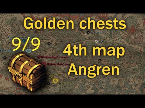 Angren All Golden Treasure Chests 9/9 - Fourth map  - Thronebreaker the Witcher Tales