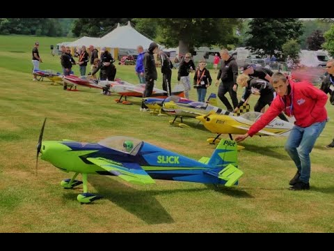 AZ AEROSPORTS 3D RC DISPLAY - 9 X MODELS FLYING CRAZY CLOSE 3D AEROS - WESTON PARK - 2018