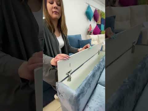 Диван Мадрид 4 с нишей в подлокотниках