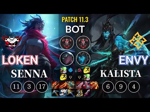 JDG LokeN Senna vs EM Envy Kalista Bot - KR Patch 11.3