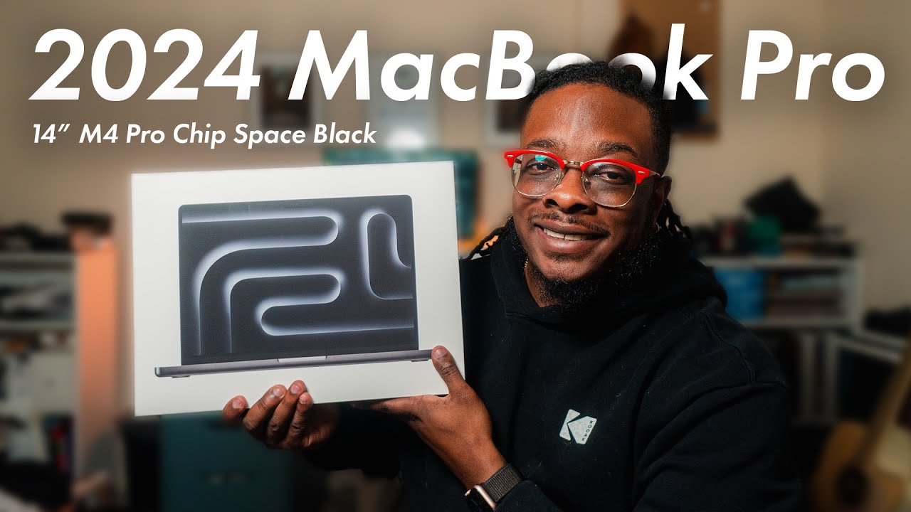 2024 M4 MacBook Pro Unboxing + Setup | Space Black 14 Inch, M4 Pro Chip | Upgrade from 2020 Intel i5