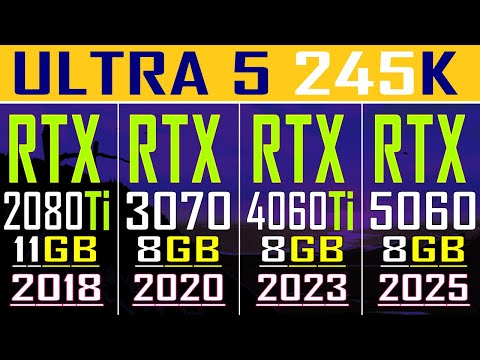 RTX 2080Ti vs RTX 3070 vs RTX 4060Ti vs RTX 5060 || PC GAMES TEST ||