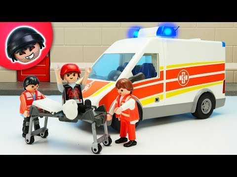 Kevins Unfall! - Teil 2  Playmobil Polizei Film   KARLCHEN KNACK #283