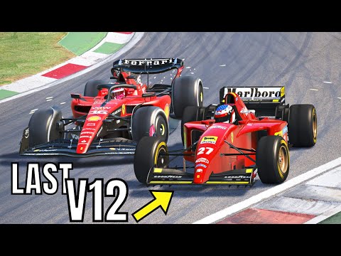 Ferrari F1 2023 SF23 vs Ferrari F1 1995 412T2 - Monza Grand Prix
