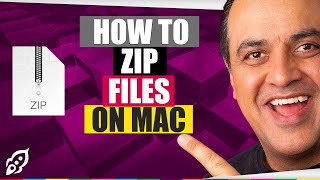 How to zip a file on Mac - Easy Zip up folder Mac