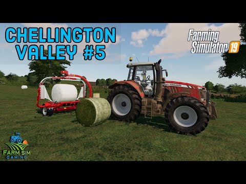 MAKING SILAGE BALES & HARVESTING SOYBEANS | Chellington Valley  EP5 - Farming Simulator 19 Timelapse