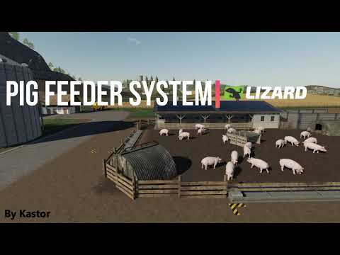 #LS19# LIZARD PIG FEEDER Platzierbar