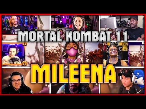 MILEENA Gameplay Trailer Mortal Kombat 11 Reaction Mashup