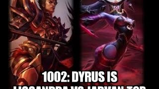 1002: Dyrus is lissandra vs jarvan top - S5 Preseason Challenger Ranked League Of Legends.