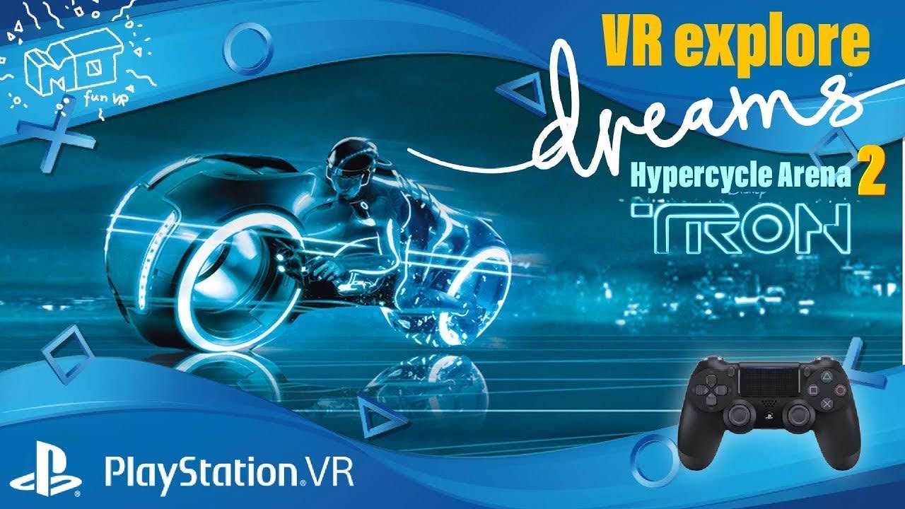 mo fun VR - Dreams / Playstation VR ._. Hypercycle Arena 2 / VR lets play / deutsch / live
