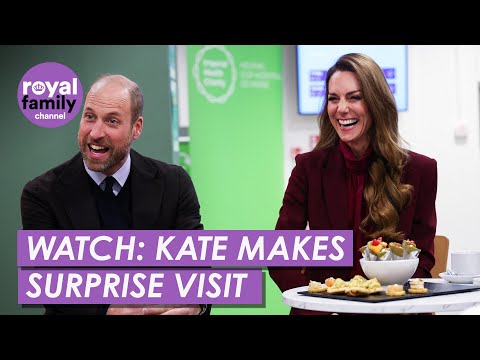 WATCH: Princess Catherine joins William for London hospital visit