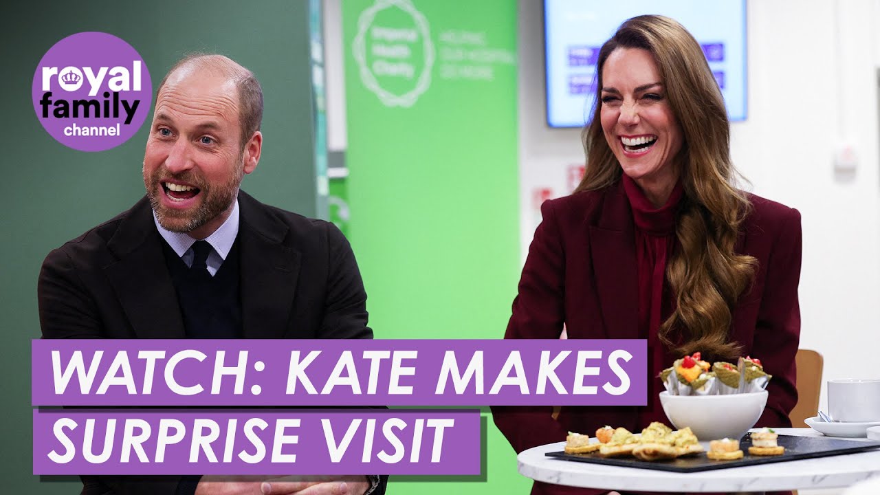 WATCH: Princess Catherine joins William for London hospital visit