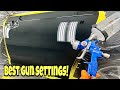 The Best Paint Gun Settings for Spraying Clearcoat