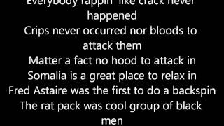 All Black Everything - Lupe Fiasco (Lyrics On Screen)